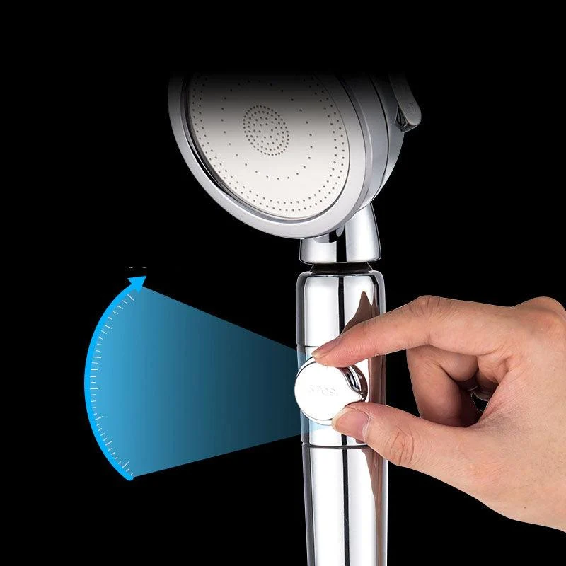 Metal Universal Pressurized Shower Head Adjustable Water Flow Handheld Shower Head -Bathlova