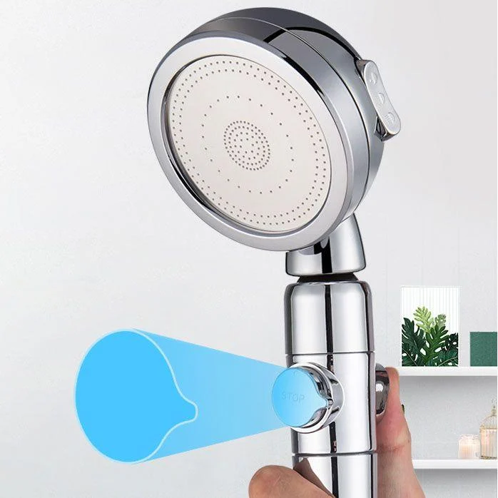 Metal Universal Pressurized Shower Head Adjustable Water Flow Handheld Shower Head -Bathlova