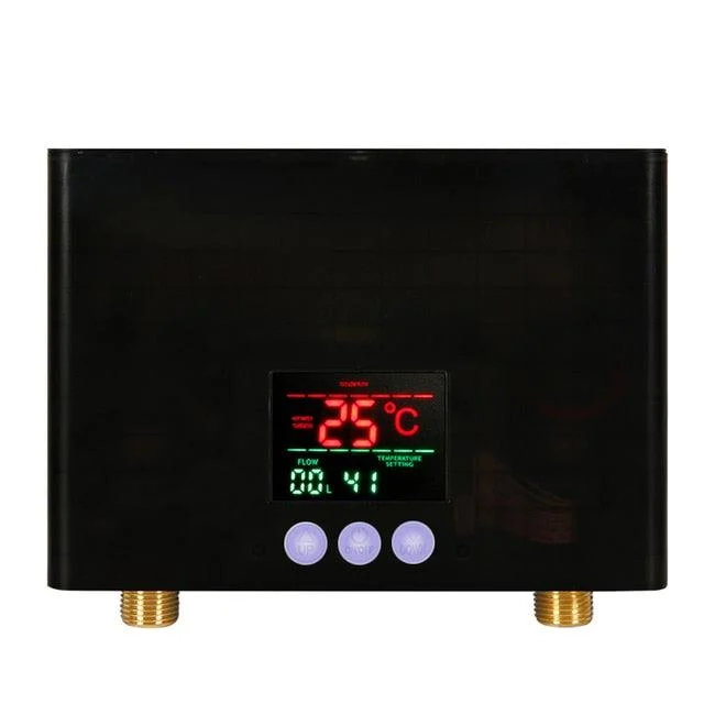 Mini Electric Tankless Heater with LED Display Remote Control -Bathlova