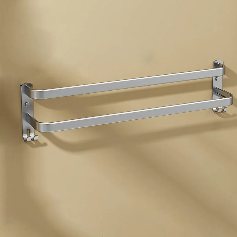 Minimalism Bathroom Hardware Set Stainless Steel Robe Hooks/Towel Bar & Bath Shelf -Bathlova