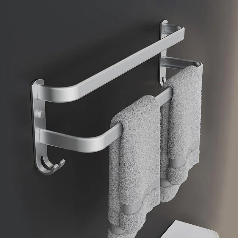 Minimalism Bathroom Hardware Set Stainless Steel Robe Hooks/Towel Bar & Bath Shelf -Bathlova