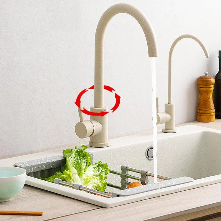 Modern 1-Handle Bar Tap with Supply Lines Kitchen Tap in Black -Bathlova