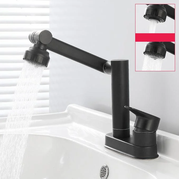 Modern 1-Handle Bathroom Sink Tap 2 Hole Centerset Lavatory Tap -Bathlova