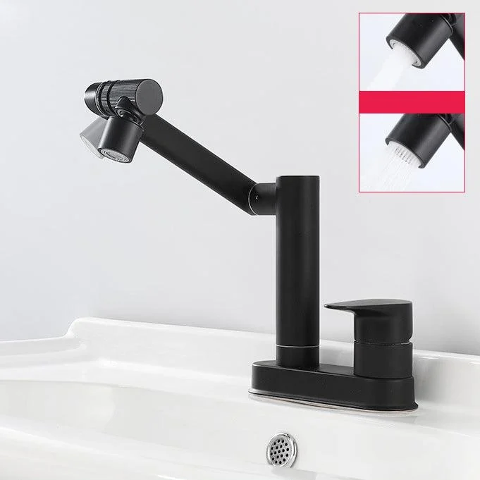 Modern 1-Handle Bathroom Sink Tap 2 Hole Centerset Lavatory Tap -Bathlova