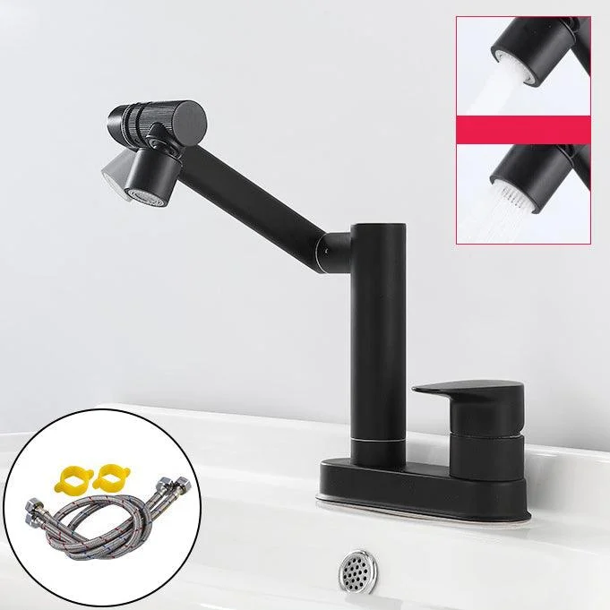 Modern 1-Handle Bathroom Sink Tap 2 Hole Centerset Lavatory Tap -Bathlova