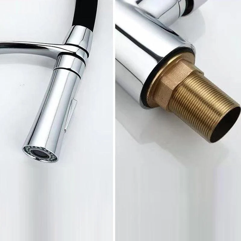 Modern 1-Handle Taps Copper Touchless with Water Dispenser Standard Kitchen Tap -Bathlova