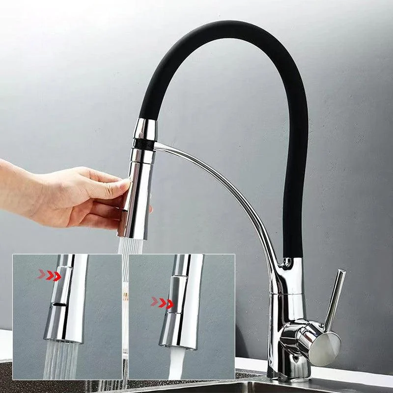 Modern 1-Handle Taps Copper Touchless with Water Dispenser Standard Kitchen Tap -Bathlova