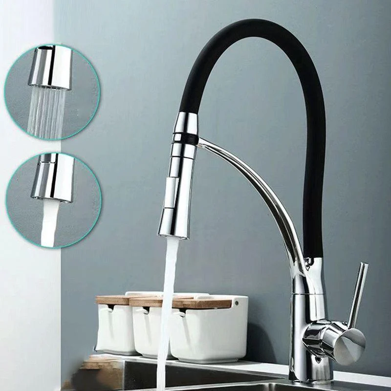 Modern 1-Handle Taps Copper Touchless with Water Dispenser Standard Kitchen Tap -Bathlova