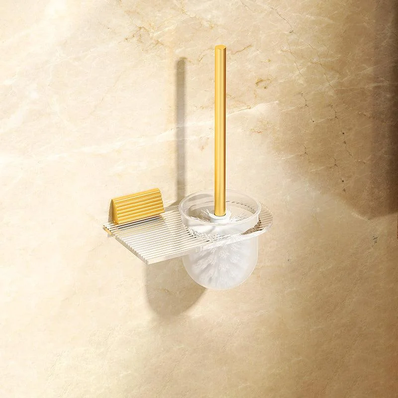 Modern 7-Piece Bathroom Accessory Set Metal Bathroom Set in Gold -Bathlova