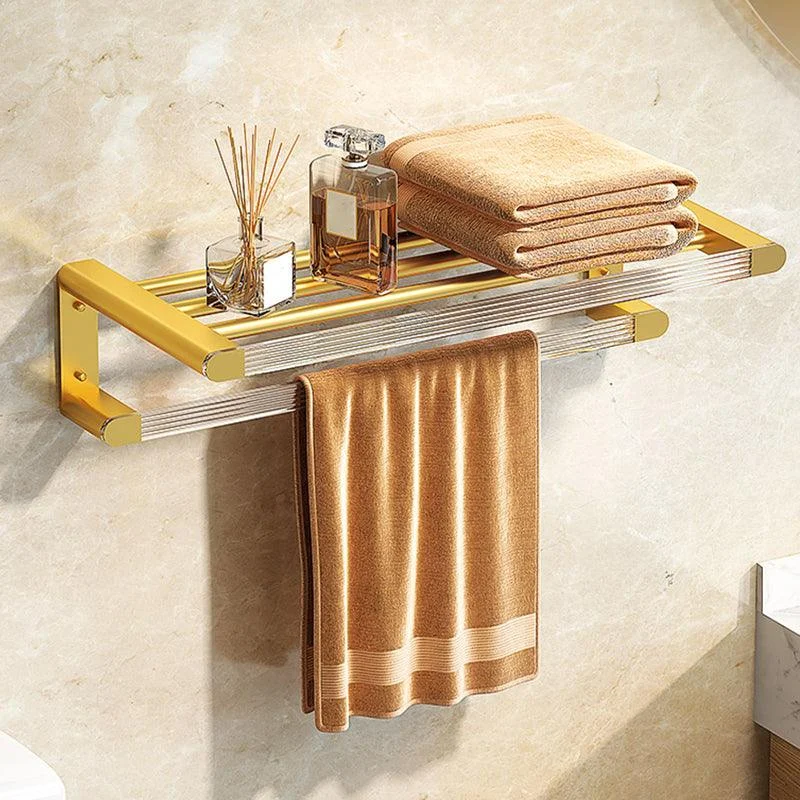 Modern 7-Piece Bathroom Accessory Set Metal Bathroom Set in Gold -Bathlova