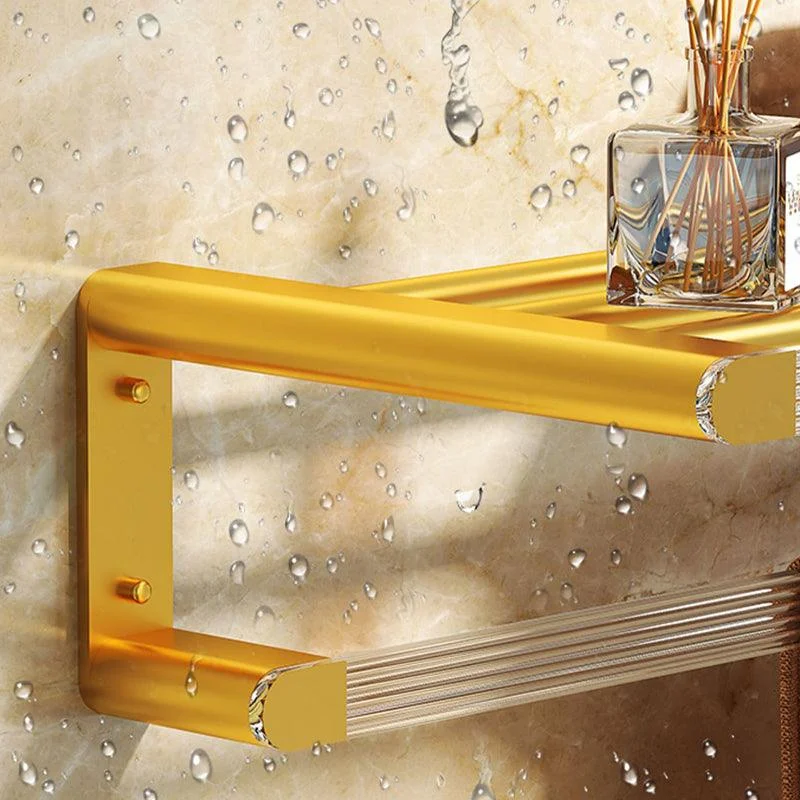 Modern 7-Piece Bathroom Accessory Set Metal Bathroom Set in Gold -Bathlova