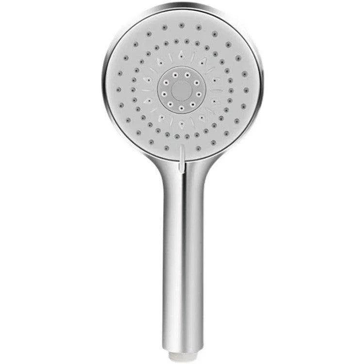 Modern Adjustable Hand Shower Chrome Round Handheld Shower Head -Bathlova