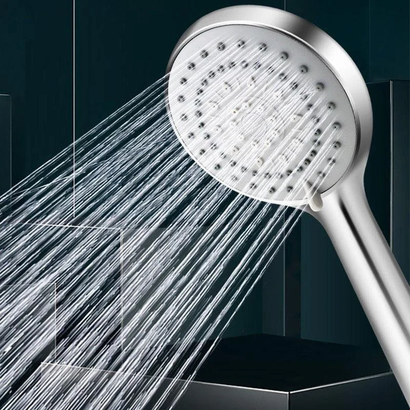 Modern Adjustable Hand Shower Chrome Round Handheld Shower Head -Bathlova