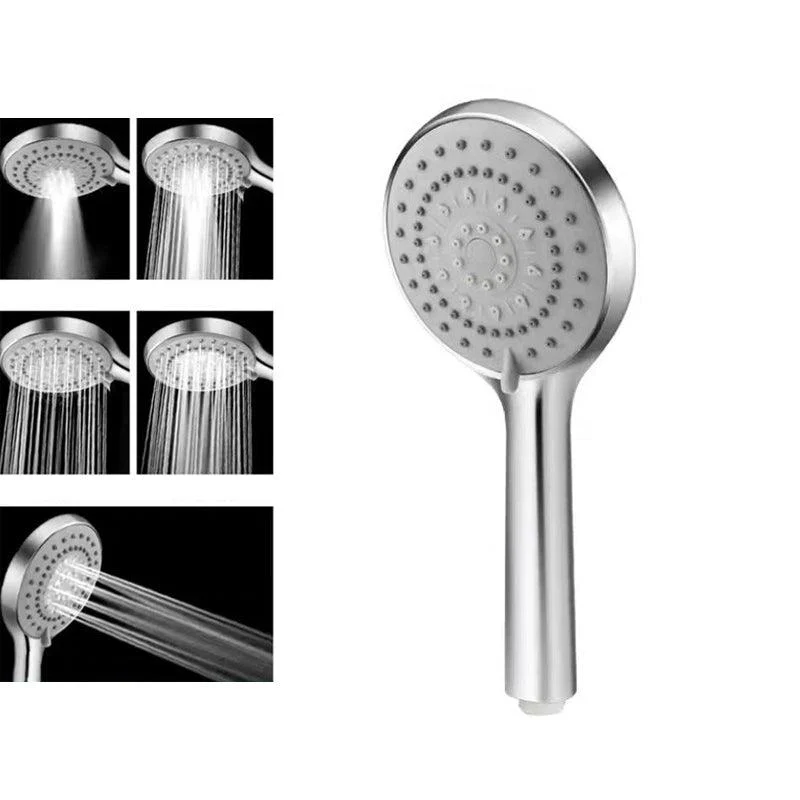 Modern Adjustable Hand Shower Chrome Round Handheld Shower Head -Bathlova