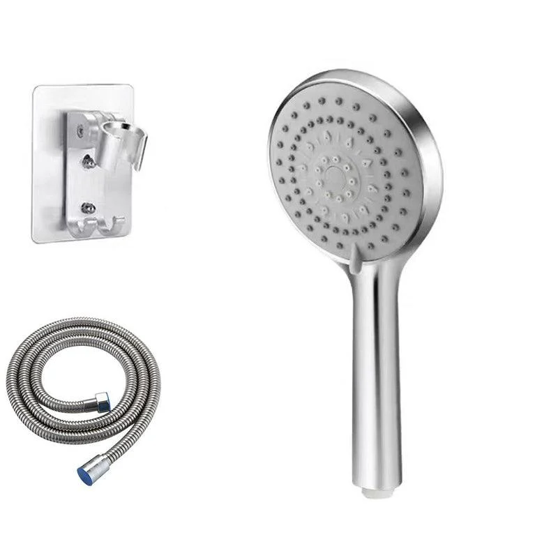 Modern Adjustable Hand Shower Chrome Round Handheld Shower Head -Bathlova