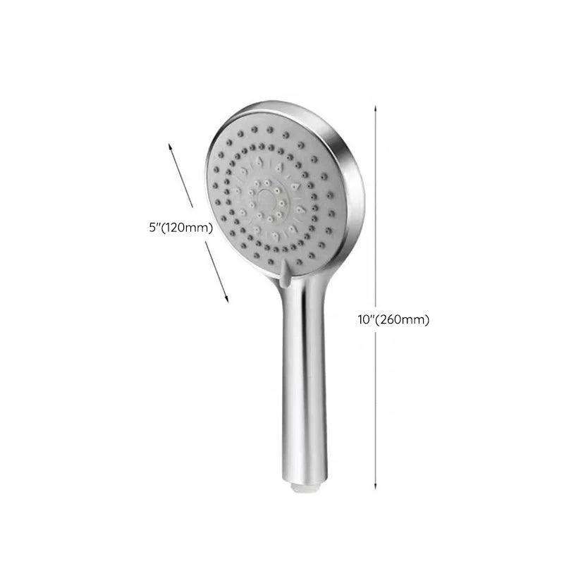 Modern Adjustable Hand Shower Chrome Round Handheld Shower Head -Bathlova