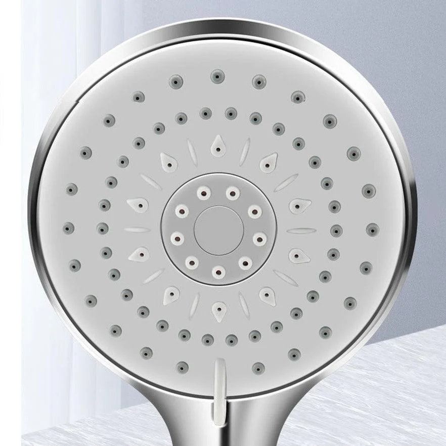 Modern Adjustable Hand Shower Chrome Round Handheld Shower Head -Bathlova