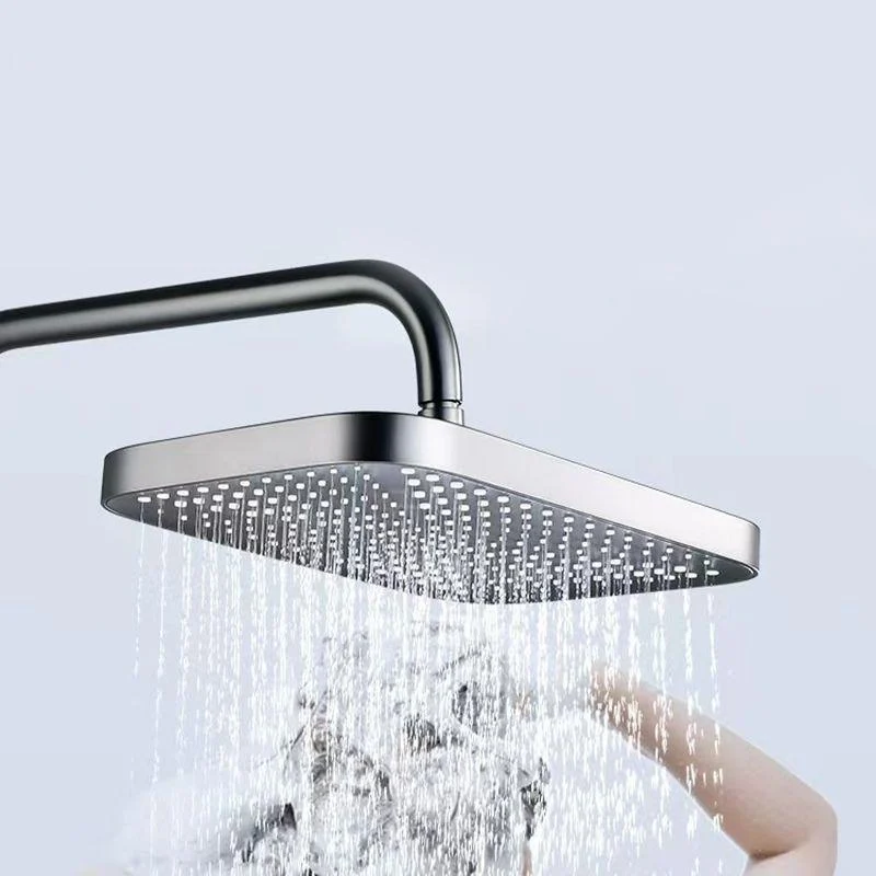 Modern Adjustable Swivel Shower Metal Shower Head Shower Tap on Wall -Bathlova