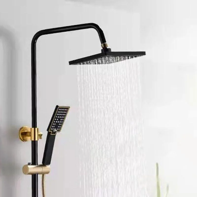 Modern Adjustable Swivel Shower Metal Shower Head Shower Tap on Wall -Bathlova