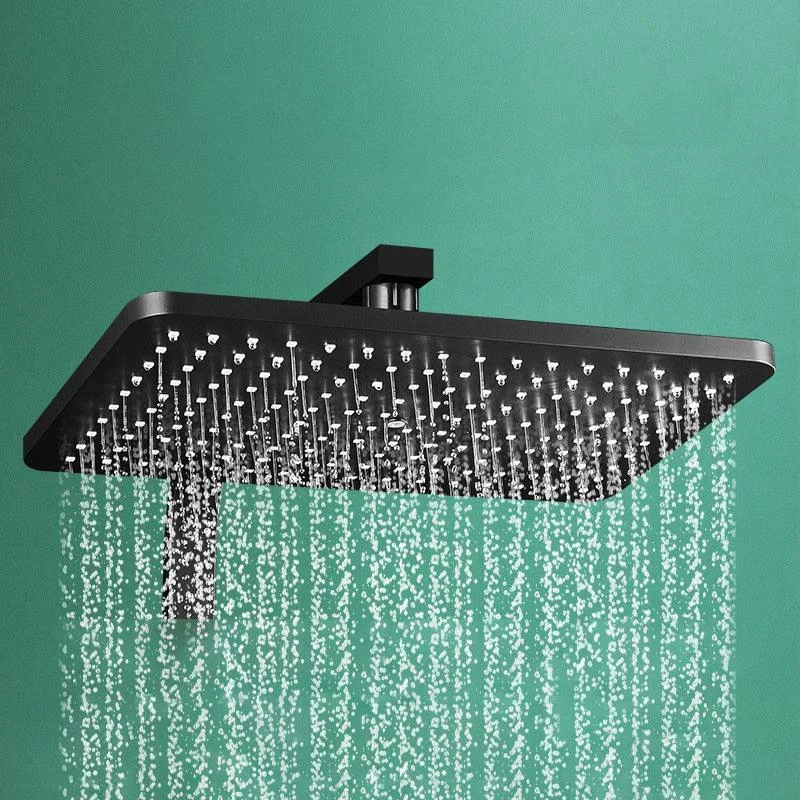 Modern Adjustable Water Flow Shower Tap Shower Arm Hose Shower System on Wall -Bathlova