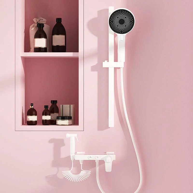 Modern Adjustable Water Flow Shower Tap Shower Hose Shower System on Wall -Bathlova