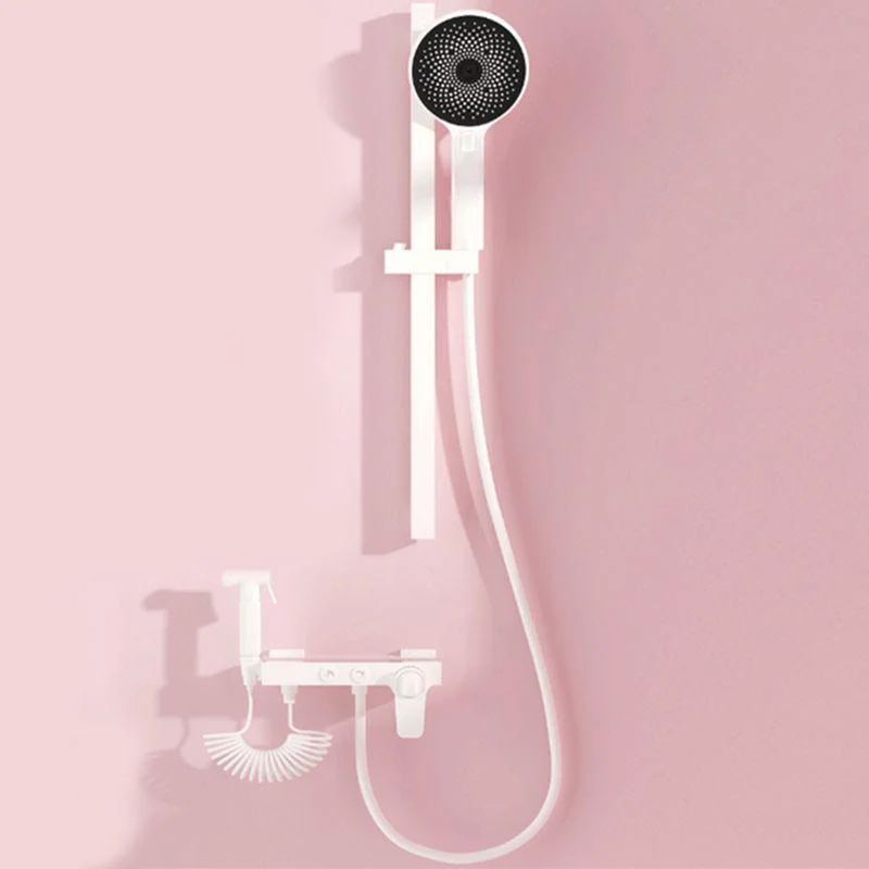 Modern Adjustable Water Flow Shower Tap Shower Hose Shower System on Wall -Bathlova