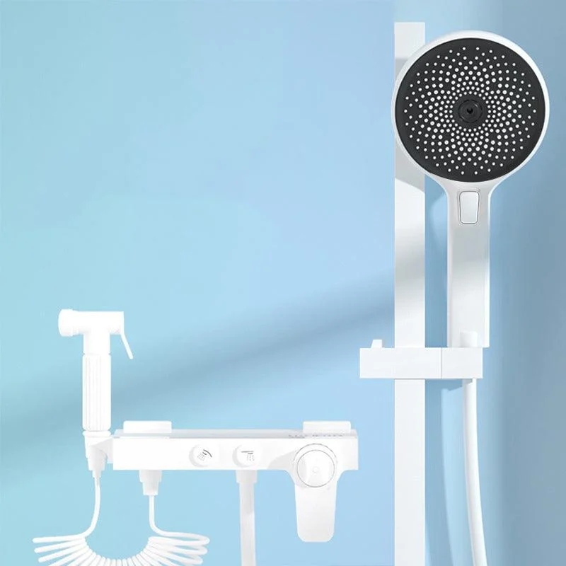 Modern Adjustable Water Flow Shower Tap Shower Hose Shower System on Wall -Bathlova