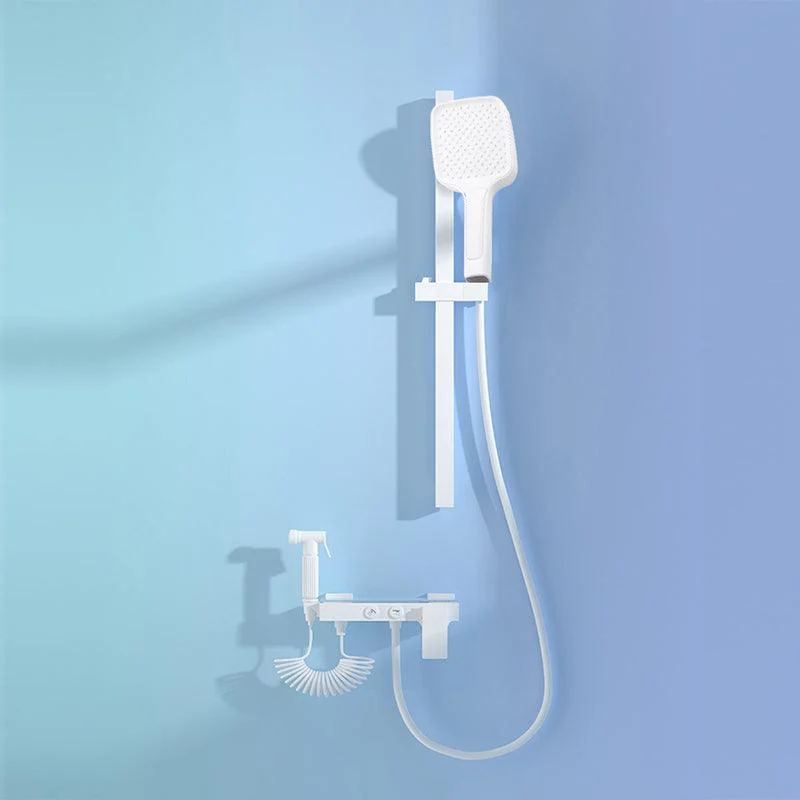 Modern Adjustable Water Flow Shower Tap Shower Hose Shower System on Wall -Bathlova