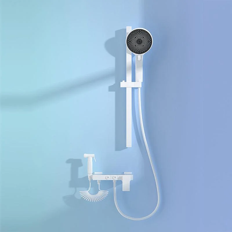 Modern Adjustable Water Flow Shower Tap Shower Hose Shower System on Wall -Bathlova