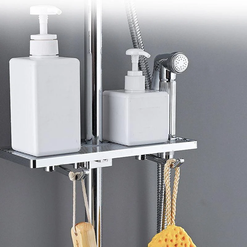 Modern Arm Swivel Shower Metal Shower Head Shower Tap On Wall -Bathlova