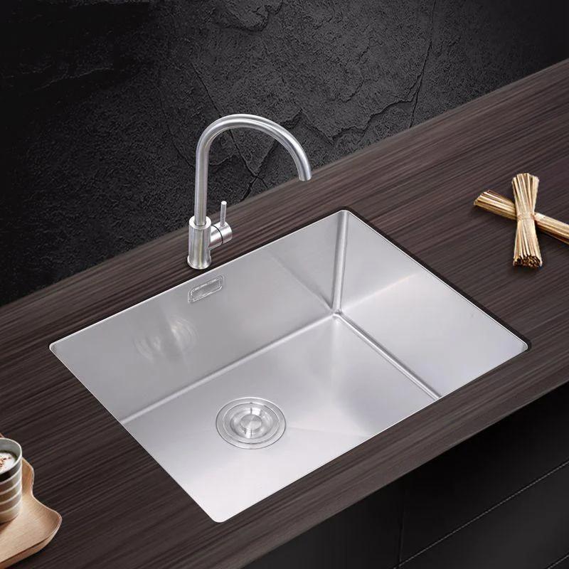 Modern Bar Prep Sink Stainless Steel Tap and Drain Assembly Kitchen Sink -Bathlova