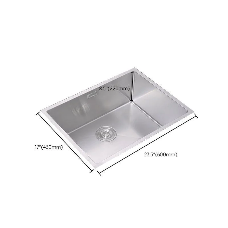 Modern Bar Prep Sink Stainless Steel Tap and Drain Assembly Kitchen Sink -Bathlova