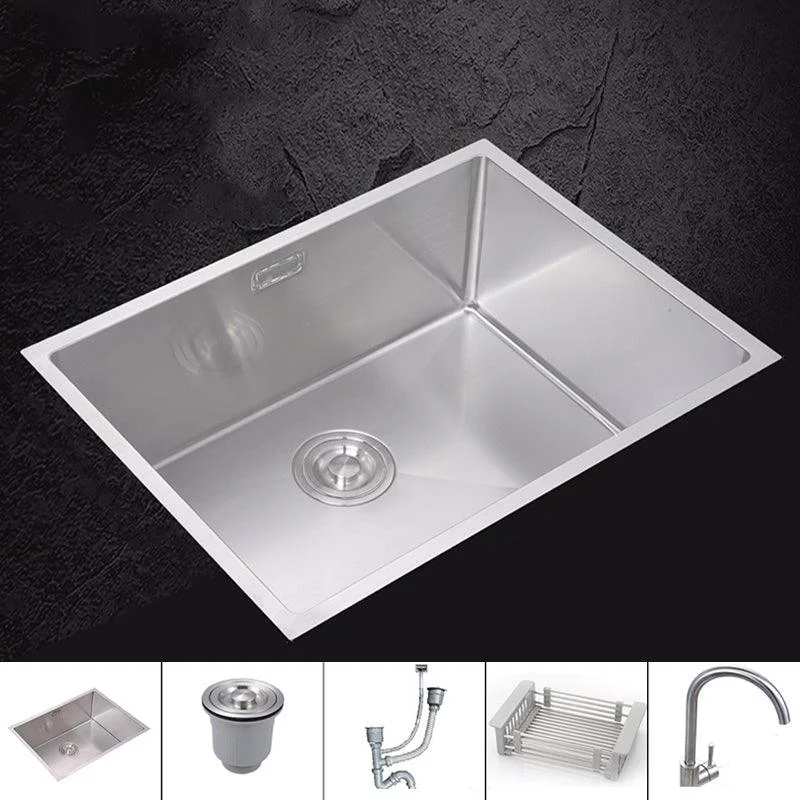 Modern Bar Prep Sink Stainless Steel Tap and Drain Assembly Kitchen Sink -Bathlova