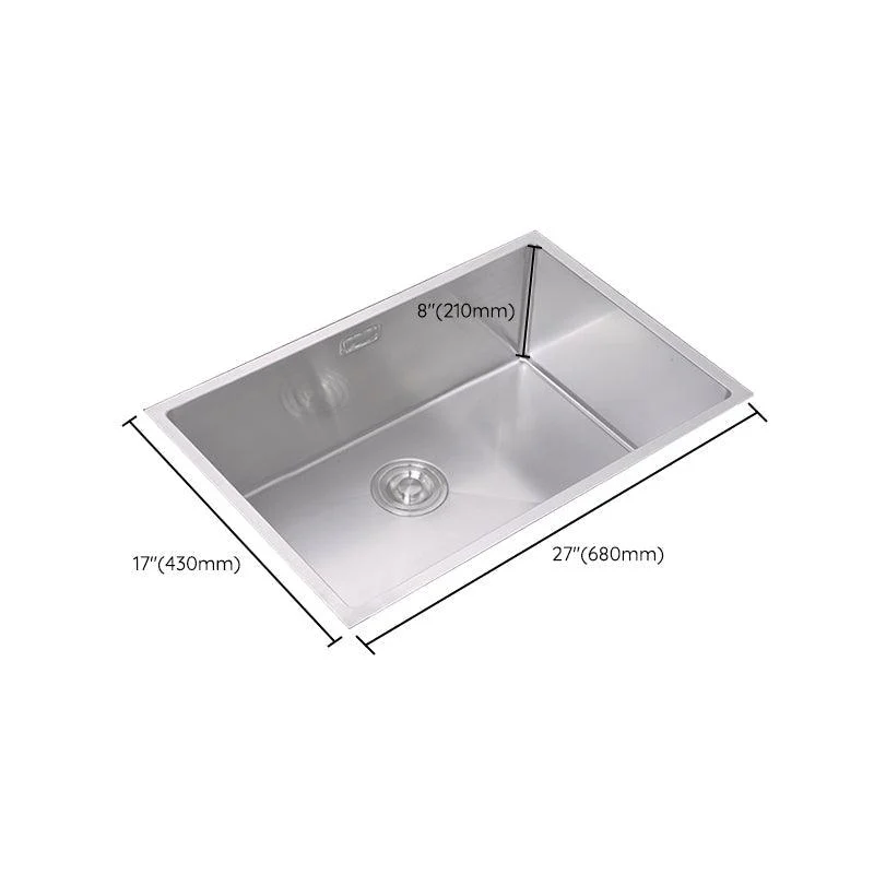 Modern Bar Prep Sink Stainless Steel Tap and Drain Assembly Kitchen Sink -Bathlova