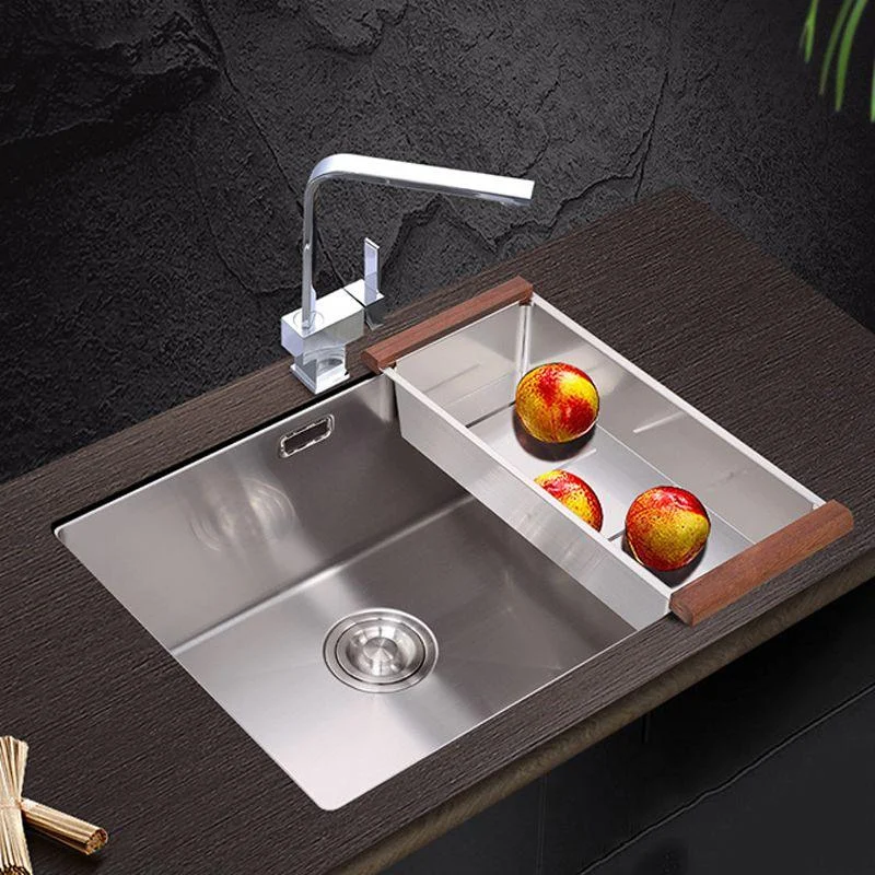 Modern Bar Prep Sink Stainless Steel Tap and Drain Assembly Kitchen Sink -Bathlova