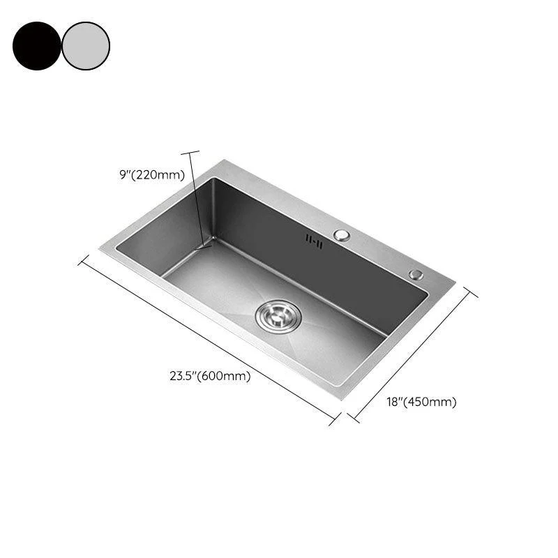 Modern Bar Sink Stainless Steel with Tap and Soap Dispenser Kitchen Sink -Bathlova