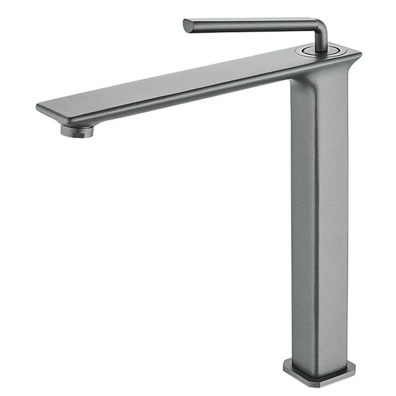 Modern Basin Lavatory Tap Single Handle Low Arc Bathroom Tap -Bathlova