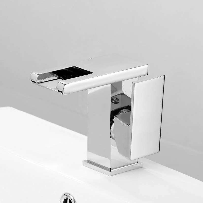 Modern Basin Lavatory Tap Single-handle Vanity Sink Tap -Bathlova