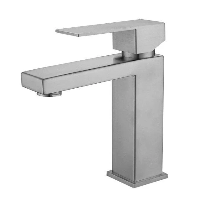 Modern Basin Tap Stainless Steel Deck Mounted Basin Sink Tap -Bathlova