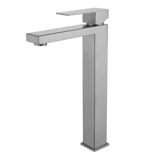 Modern Basin Tap Stainless Steel Deck Mounted Basin Sink Tap -Bathlova