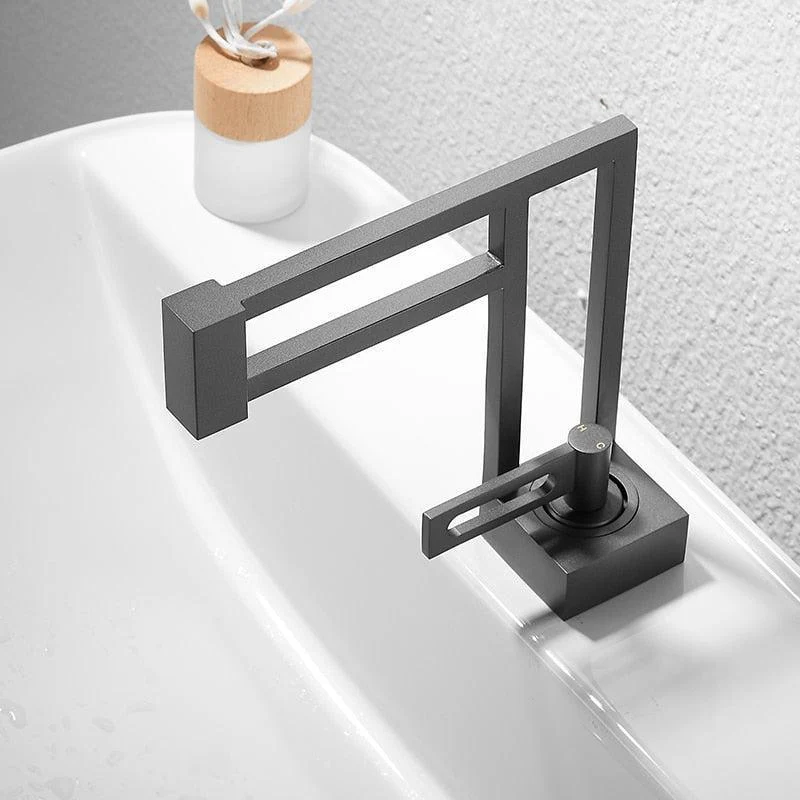 Modern Basin Taps Black Sink Mixer Taps Brass Bathroom Taps -Bathlova