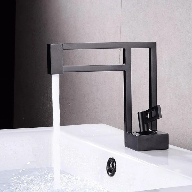 Modern Basin Taps Black Sink Mixer Taps Brass Bathroom Taps -Bathlova