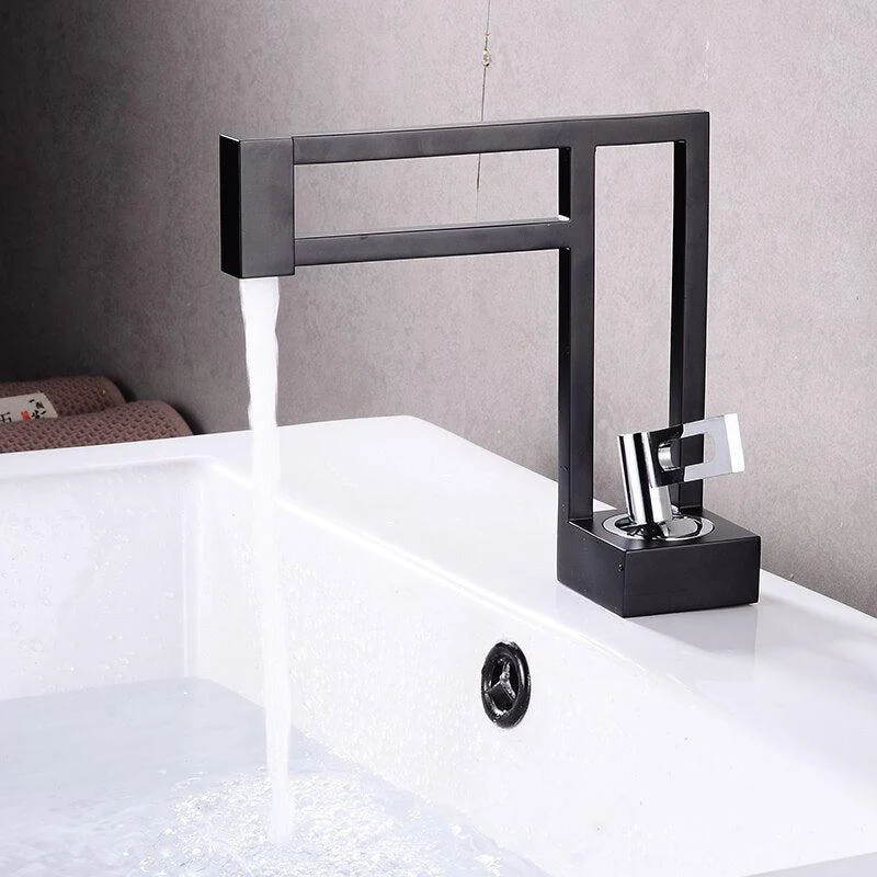 Modern Basin Taps Black Sink Mixer Taps Brass Bathroom Taps -Bathlova