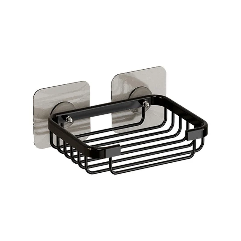 Modern Bath Hardware Set Bath Shelf Black/Silver/Grey Bathroom Hardware Set -Bathlova