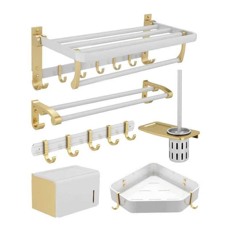 Modern Bath Hardware Set Bath Shelf Towel Bar Bathroom Accessories Hardware Set -Bathlova