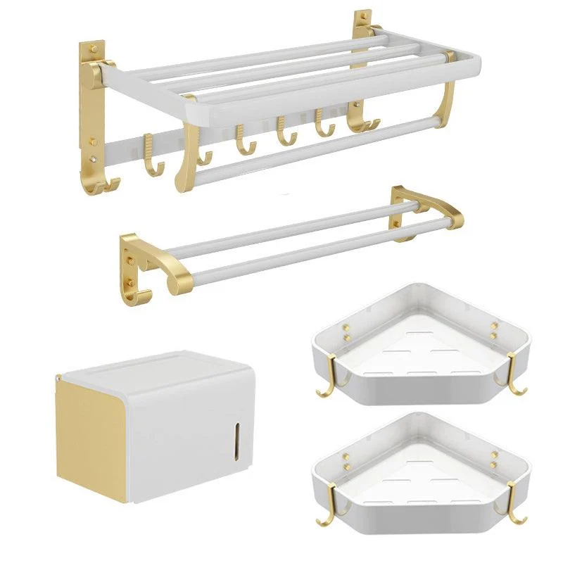 Modern Bath Hardware Set Bath Shelf Towel Bar Bathroom Accessories Hardware Set -Bathlova