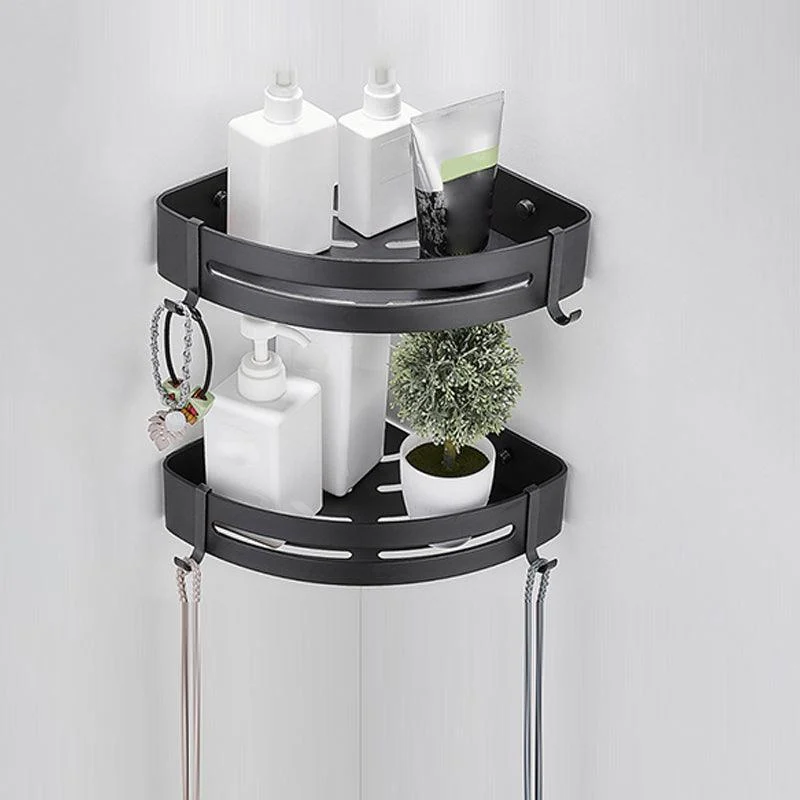 Modern Bath Hardware Set Black Towel Bar Paper Holder Bathroom Accessory Kit -Bathlova