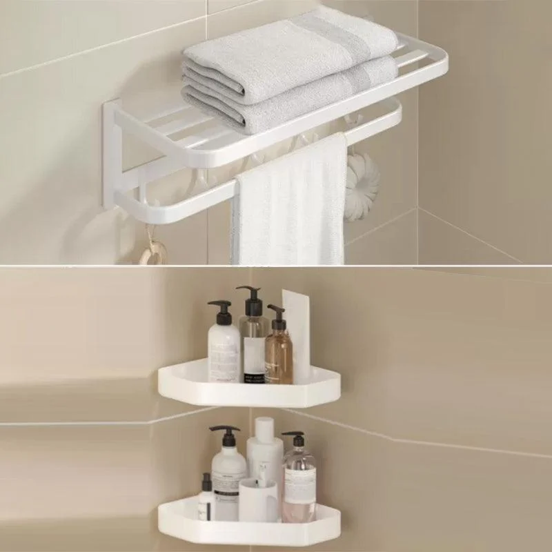 Modern Bath Hardware Set Paper Holder Bath Shelf Bathroom Accessory Kit -Bathlova