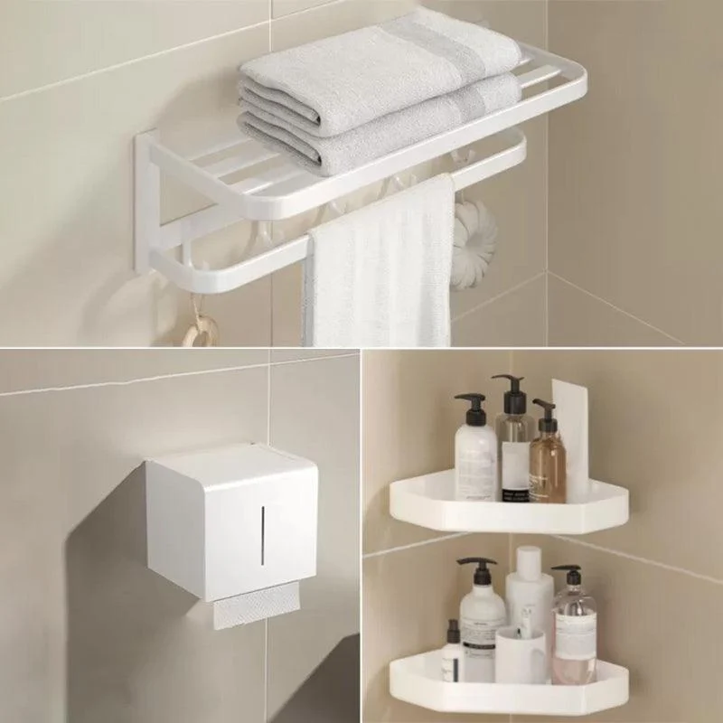 Modern Bath Hardware Set Paper Holder Bath Shelf Bathroom Accessory Kit -Bathlova