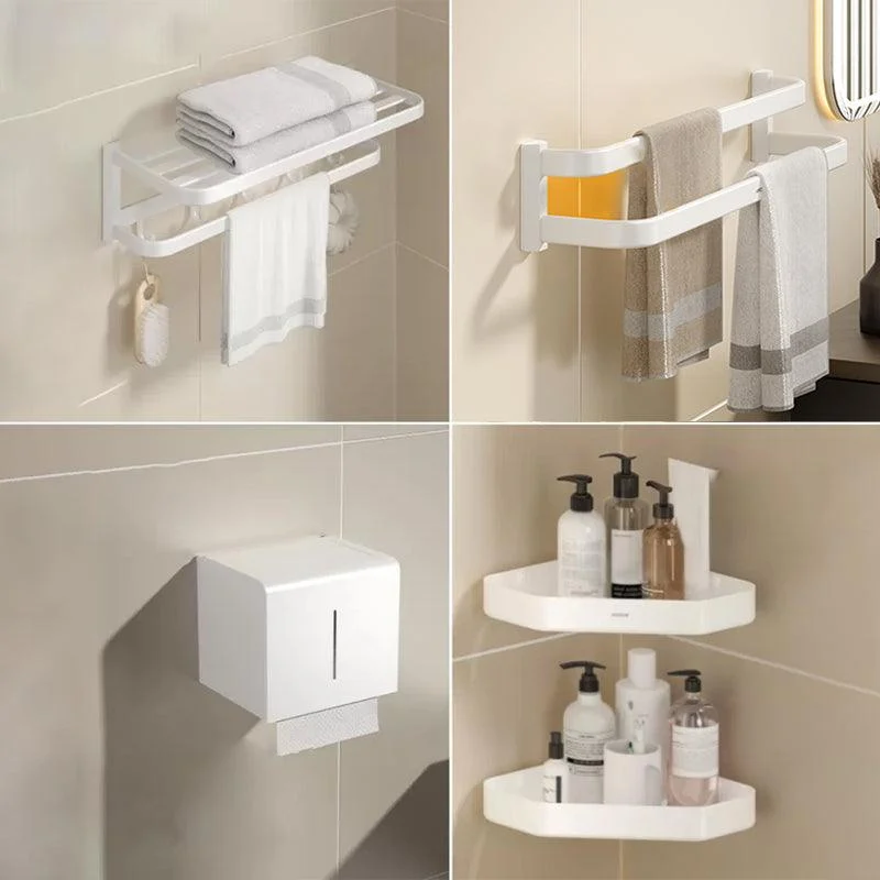 Modern Bath Hardware Set Paper Holder Bath Shelf Bathroom Accessory Kit -Bathlova